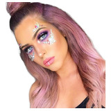 6 Strass Adesivo Brilho Make Carnaval Maquiagem Halloween