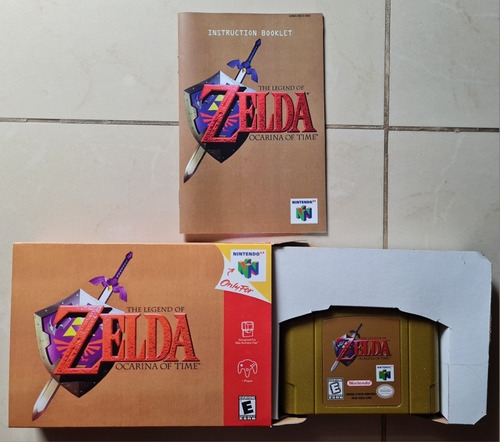 The Legend Of Zelda Ocarina Of Time Rpro Caja Y Manual N64