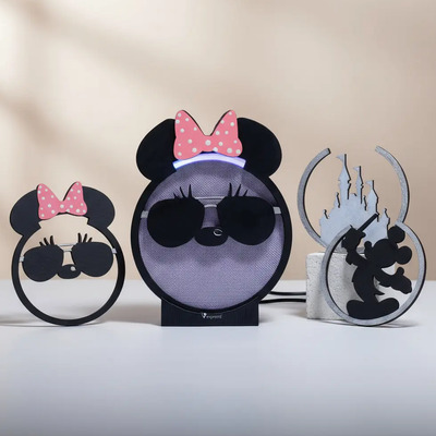 Base Para Echo Pop Personalizable | Kit x3 Carátulas Temáticas | Impremli Color Mickey | Meses sin interés