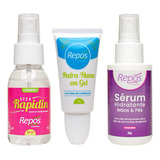 Kit Pra Mãos Sérum Hidratante+seca Rapidin+pedra Hume Em Gel