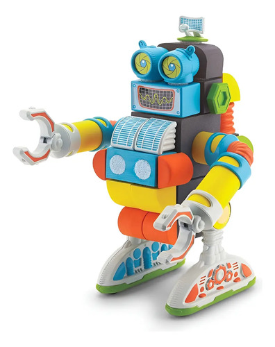 Bloques Velcro Robot Jumbo Para Armar 40 Piezas