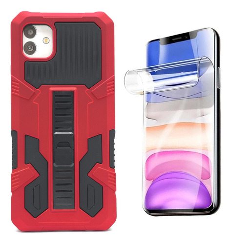 Funda + Mica Para Samsung A04 Case Protector Uso Rudo