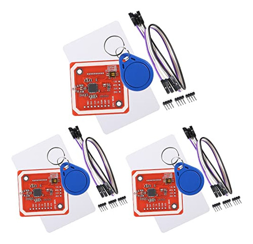 Kit De 3 Módulos Rfid Aitiao Pn532 Nfc Nxp Rfid V3 Para Comu