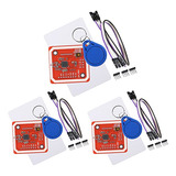 Kit De 3 Módulos Rfid Aitiao Pn532 Nfc Nxp Rfid V3 Para Comu