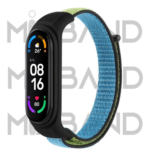  Correa Malla Para Reloj Xiaomi Mi Band 3 4 5 6 7 Nylon