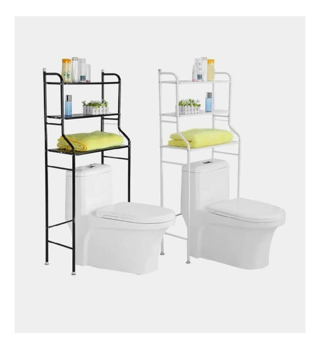 Repisa Baño Muebles Organizador Fierro Portatil Estante 