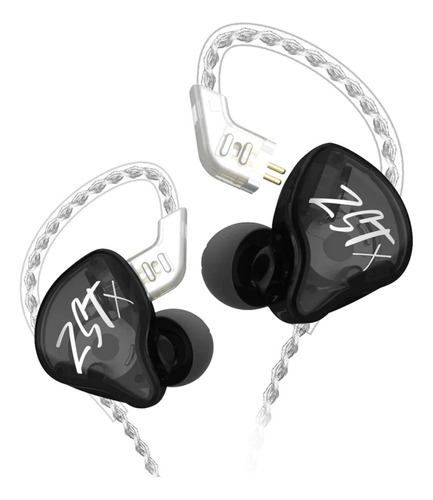 Auriculares In Ear Kz Acoustics Zst X S/mic Negro Monitoreo