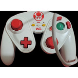Control Wii U Alambrico Wii U Pdp Toad Blanco