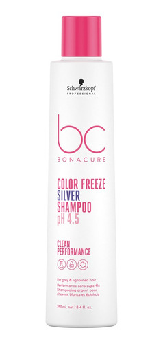 Shampoo Matizador Color Freeze Silver X250ml Schwarzkopf