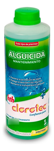 Alguicida Pileta Manteniento X 1 Litro Clorotec (cod. 2038)