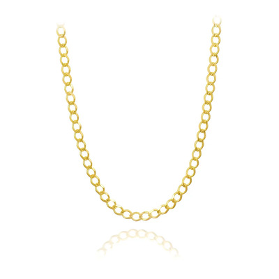 Cadena Barbada Oro 14 Kilates 55 Cm Largo Oro Amarillo 14k Color Dorado | Meses sin interés