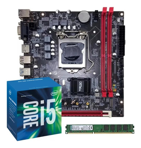 Kit Intel Core 6ªger I5 6500 3,60ghz + H110m + 8gb 2666mhz 