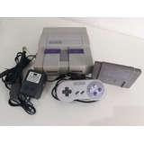 Super Nintendo Original + Control + Cables + Juego
