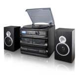 Tocadiscos Trexonic De 3 Velocidades Con Reproductor De Cd,