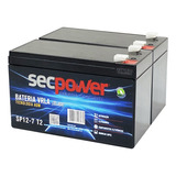 Kit 2 Bateria Para Nobreak Sms Manager Iii Senoidal 1400va