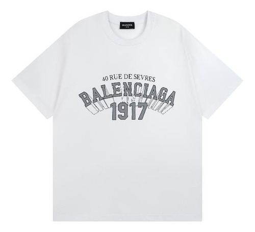 Playera Balenciaga Oversize 1917 Cracked