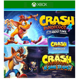 Crash Bandicoot Quadrilogy Código 25 Dígitos Xbox Series S/x