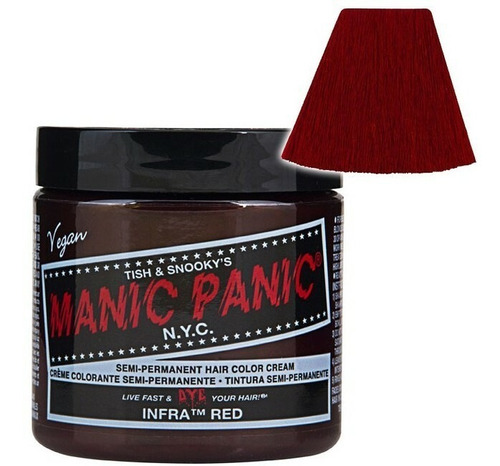 Infra Red Tinte Rojo Manic Panic 4oz Artic Fox Punky Colour
