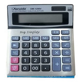 Calculadora Electrónica Comercio Mesa Dm-1200v De 12 Dígitos