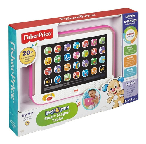 Tablet Electronica Para Niños Fisher Price Centro De Juegos 