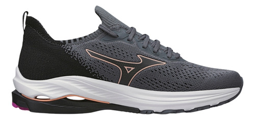 Tênis Mizuno Wave Zest Feminino Cinza Original