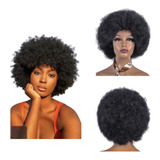Peruca Cacheada Afro Black Feminina Qualidade Premium