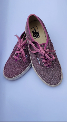 Zapatillas Vans Lurex Glitter Pink