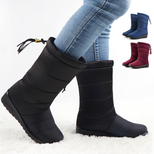 Botas De Nieve Impermeables Para Mujer Para El Frío Invierno