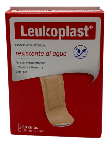 Curitas Bandas Adhesiva Leukoplast Impermeable C/20 Pzs Bsn