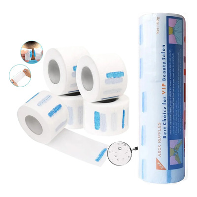 Papel Cuello Profesional Para Barberia 5 Rollos 500tiras C/u