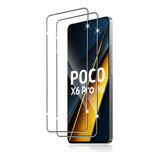 [2 Pcs] For Xiaomi Poco X6 Pro 5g Cristal Templado Mica