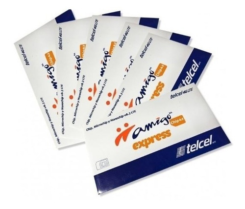 Paquete Mayoreo 50 Chip Telcel Región 7 Envio Gratis