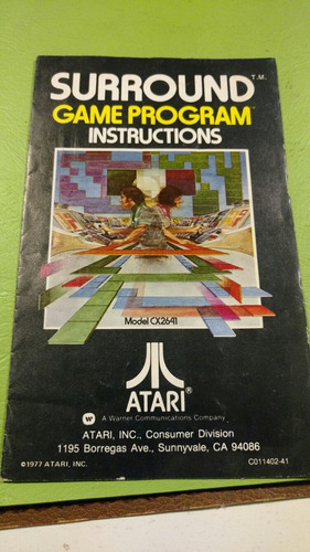 Catalogo Atari Juego Surround