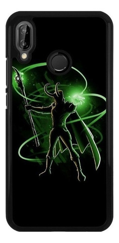 Funda Protector Para Huawei Loki Marvel Vilano Verde N