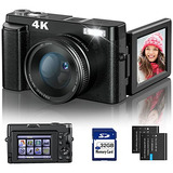 Cámara Digital 4k Fotografía Y Video Enfoque Automát...