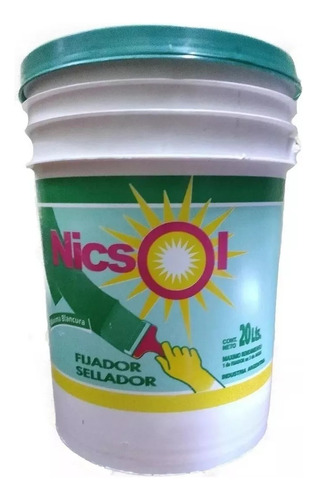 Fijador Sellador Marca Nicsol Contenido X 4 Litros 