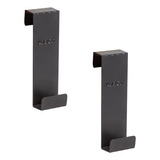 Set X2 Percha Gancho Toallero Para Puerta Cajón Baño Cocina