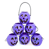 Set Carameleras Calabaza Para Halloween Disfraz Golosinas