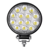 Faro Auxiliar Led Proyector Spot Flood 14 Led 42w Off Road 