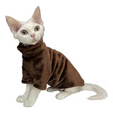 Sweater De Piel Sintética Para Gatos Sphynx, Cálido Y Elegan