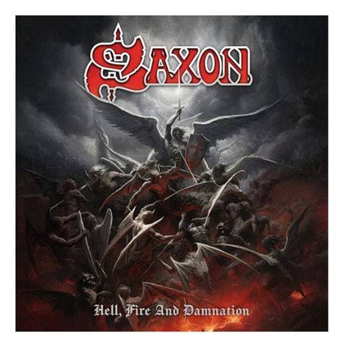 Cd Saxon - Hell, Fire And Damnation - Acrílico Novo!!
