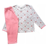 Pijama Quentinho Flanelado Menina Feminino Moleton Flamingo