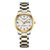 Blanco Mujeres Tipo Wlisth Q351 Pareja Reloj Romántico Elega