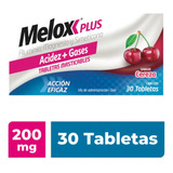 Melox Plus Caja Con 30 Tabletas Masticables Sabor Cereza