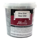 Slime Base Cola Glitter 400grs Altezza Cor Silver - Altezza