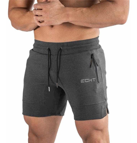 Gym Short Deportivo Casual Hombre Corte Slim Fit De Moda