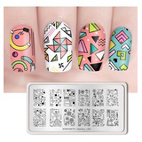 Placa Stamping Born Pretty Geometry L003