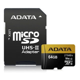 Tarjeta Micro Sdxc Adata Premier One Uhs-ii U3 Cl10 64 Gb