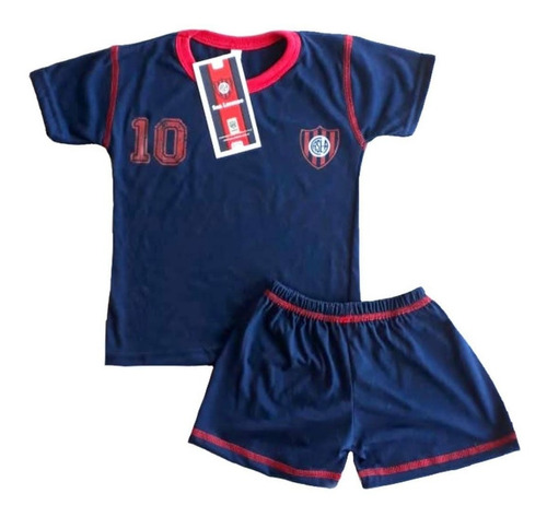 Pijama San Lorenzo Oficial Algodón Futbol Talle Casla 2-10