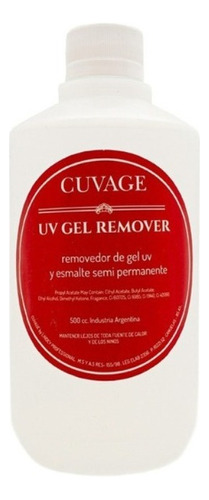 Cuvage Removedor De Gel Uv Y Esmalte Semipermanente X 1000cc